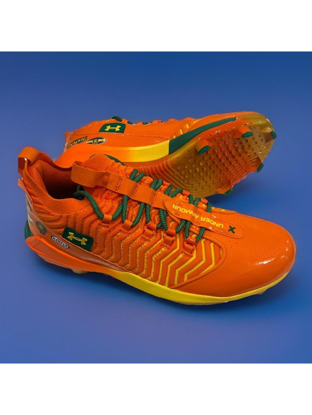 $120 Under Armour Harper 9 Pro TPU LE Bring the Juice Men 14 Baseball Cleats - Picture 7 of 11